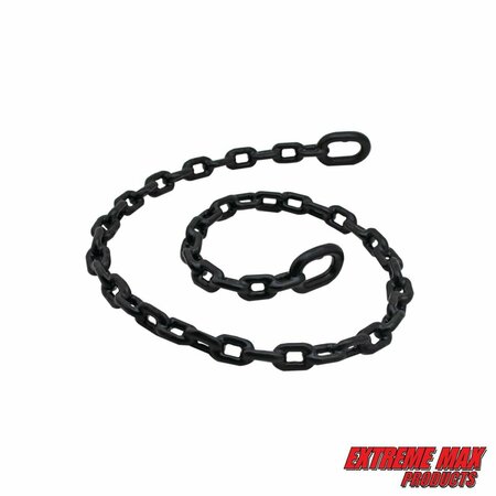 EXTREME MAX Extreme Max 3006.6599 BoatTector PVC-Coated Anchor Lead Chain - 5/16" x 5', Black 3006.6599